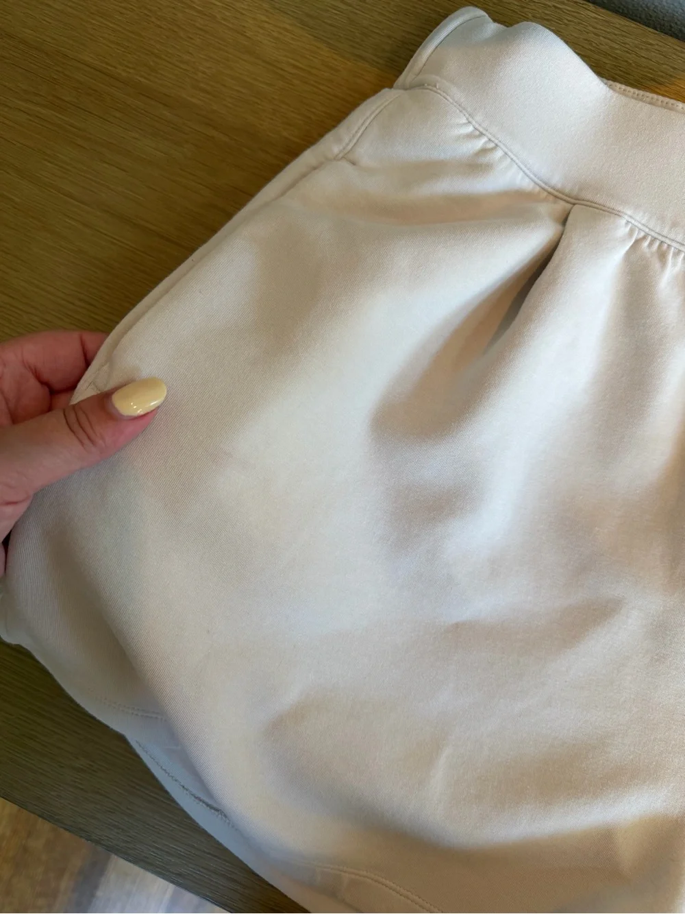 Nike Women’s Athletic Shorts in Light Beige